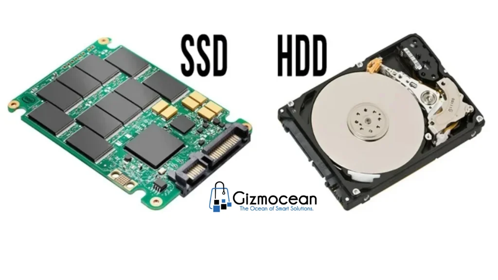 laptop storage comparison HDD vs SSD