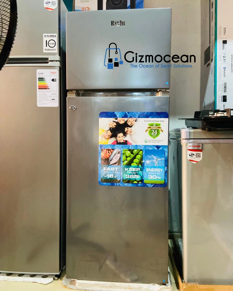 Rishi Gizmocean Double Door Refrigerator – Buy Refrigerator in Rwanda